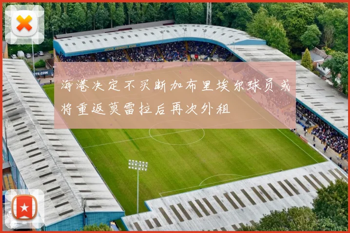 海港决定不买断加布里埃尔球员或将重返莫雷拉后再次外租